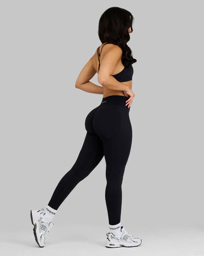 Elevate Ribbed Mid-Waisted Contour Leggings