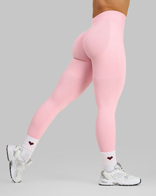 Elevate Ribbed Mid-Waisted Contour Leggings