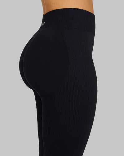 Elevate Ribbed Mid-Waisted Contour Leggings