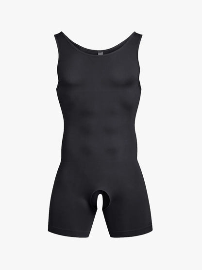 Seamless Comfort Crotch Opening Full Body Shaper Bodysuit