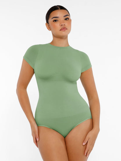 Seamless Ultra-Soft Crew Neck Bodysuit