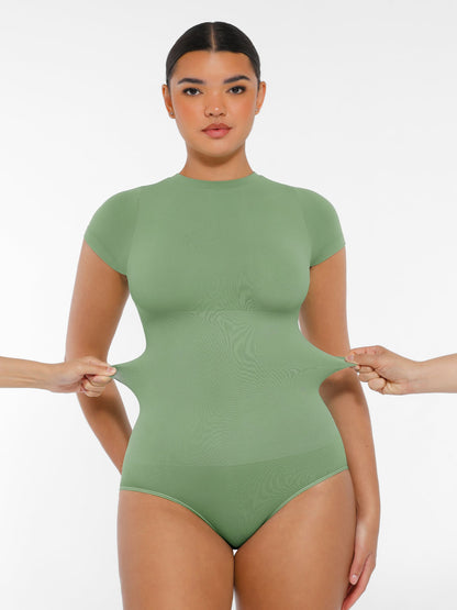 Seamless Ultra-Soft Crew Neck Bodysuit