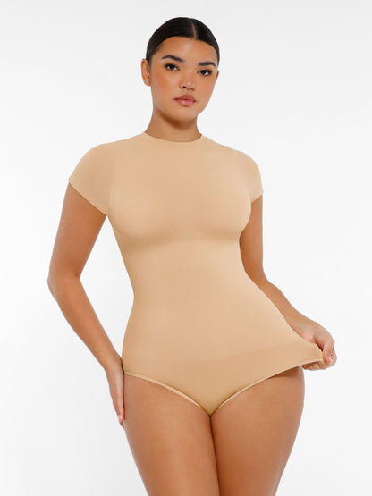 Seamless Ultra-Soft Crew Neck Bodysuit