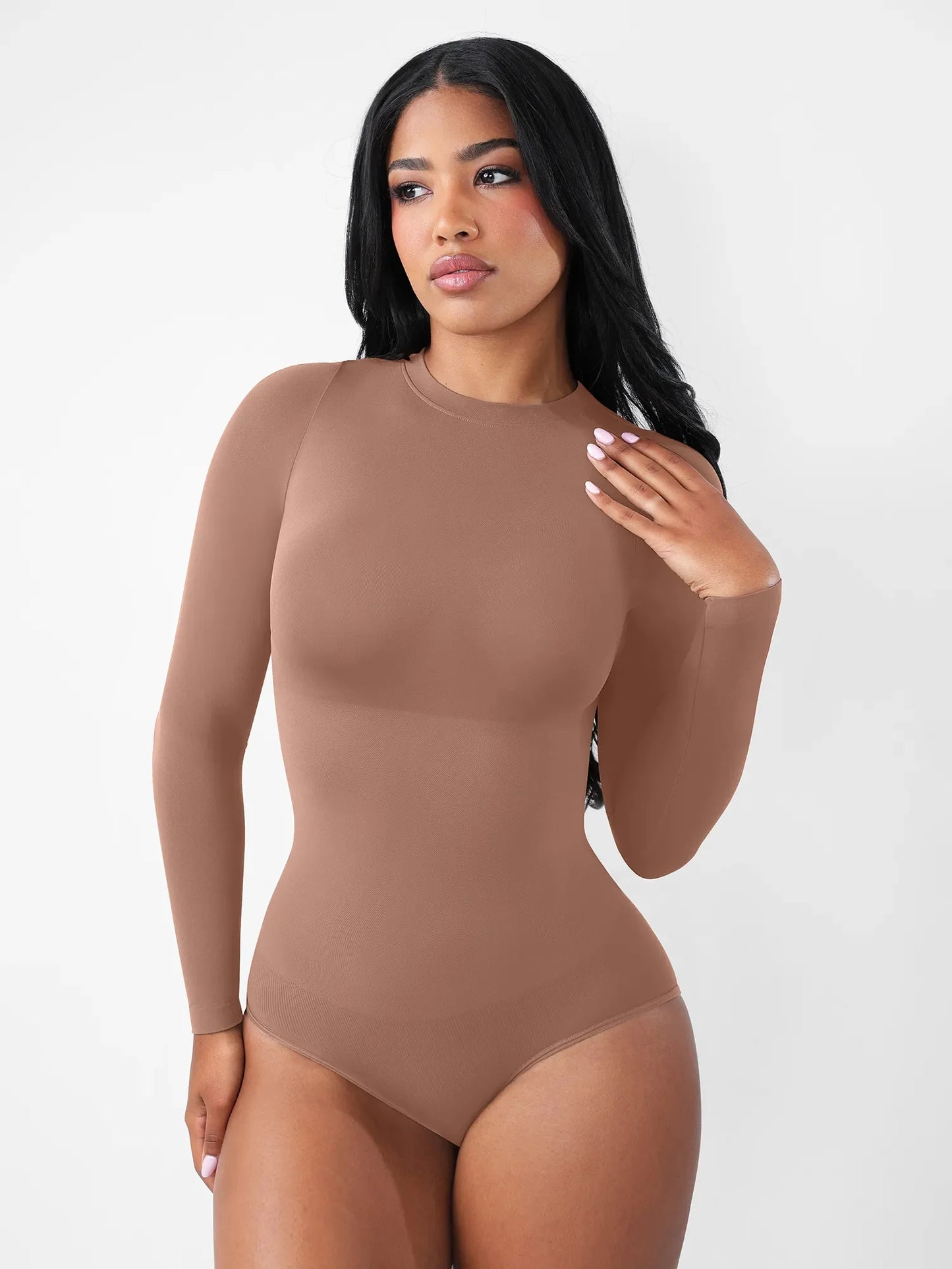 Seamless Ultra-Soft Crew Neck Bodysuit
