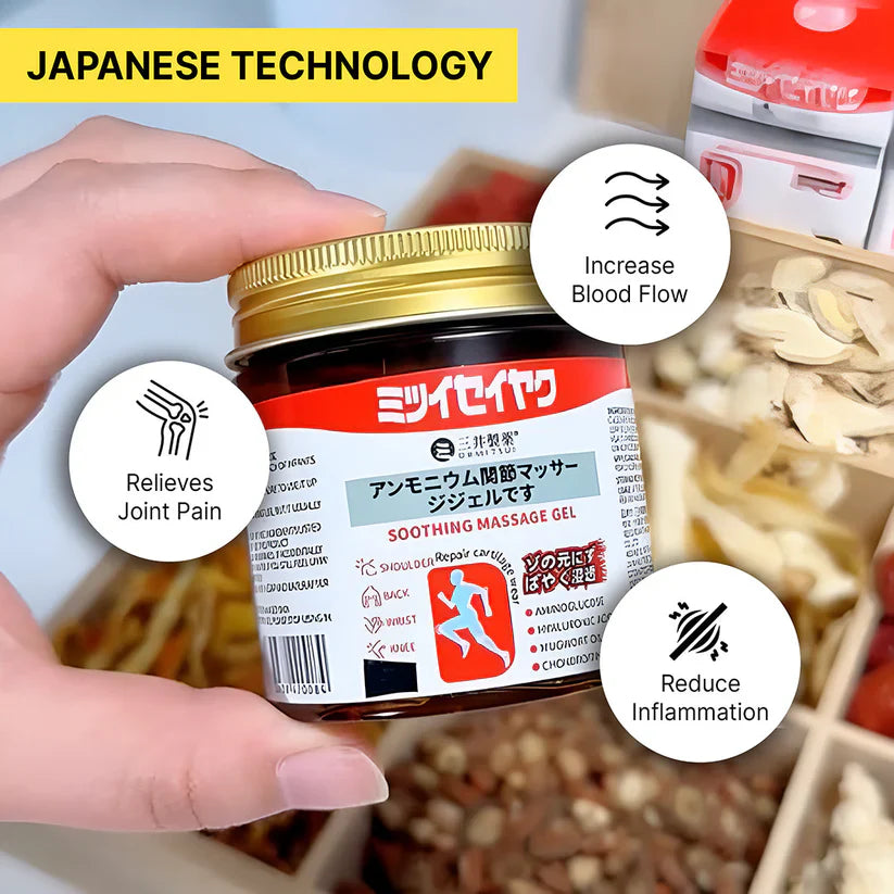 ZenRelief™ | Japanese Massage Gel for Joint & Muscle Pain.