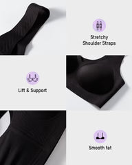 Lifting Wire-Free Antibacterial Jelly Bra